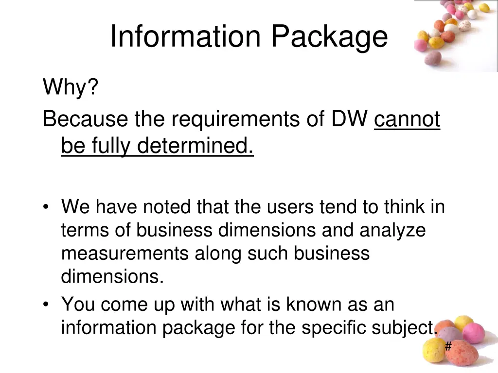 information package 1