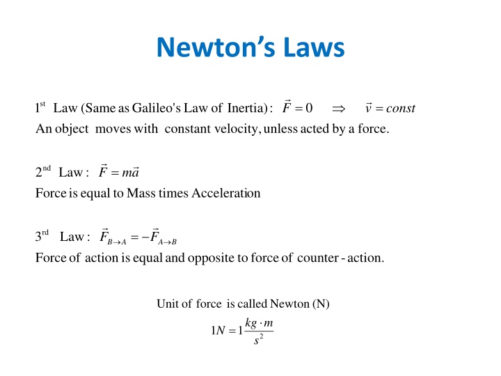 newton s laws