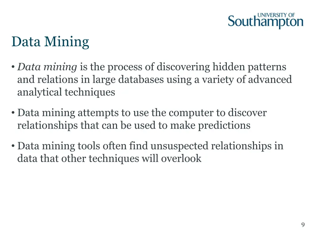 data mining