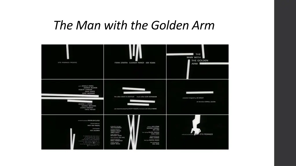 the man with the golden arm