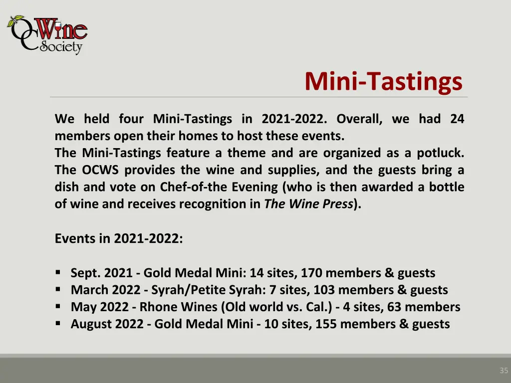 mini tastings 1