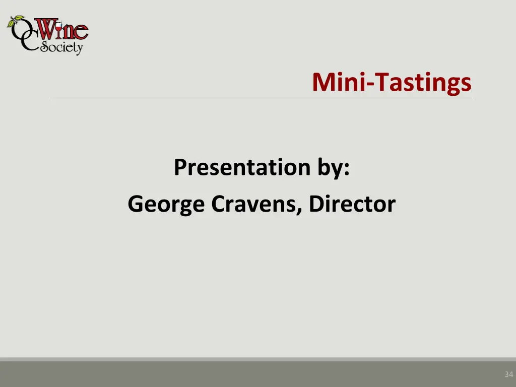 mini tastings