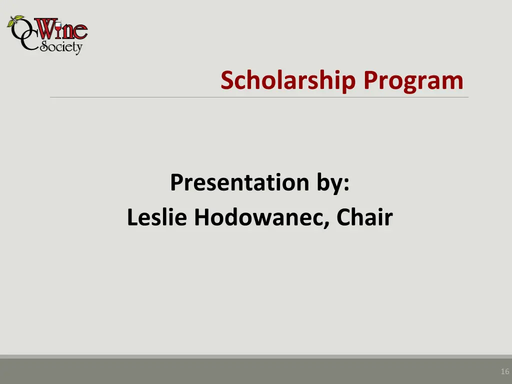 scholarship program