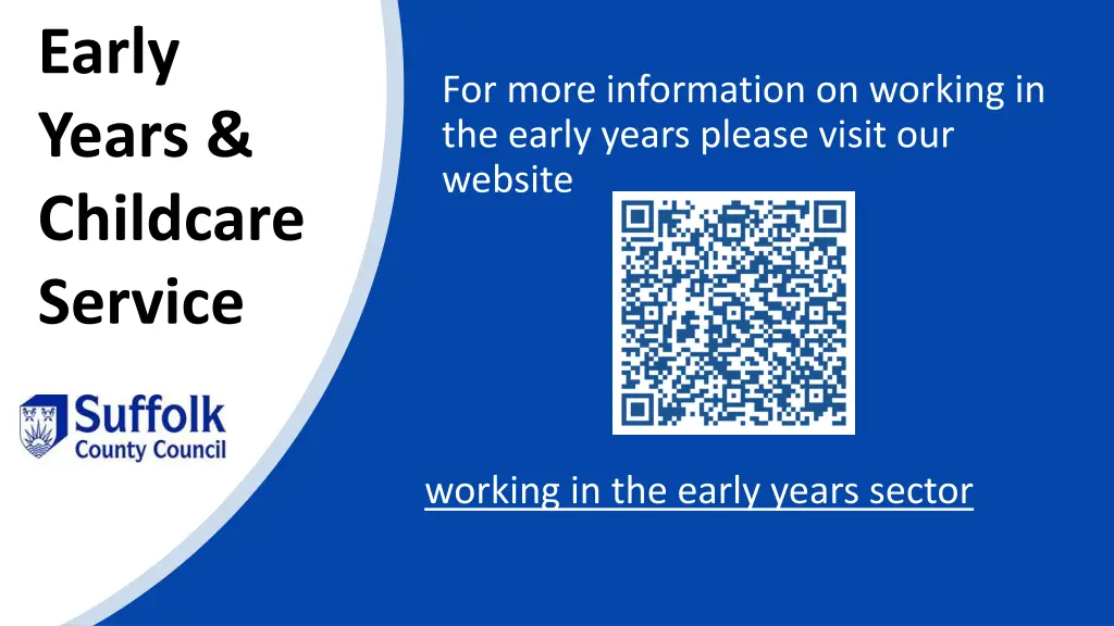 early years childcare service