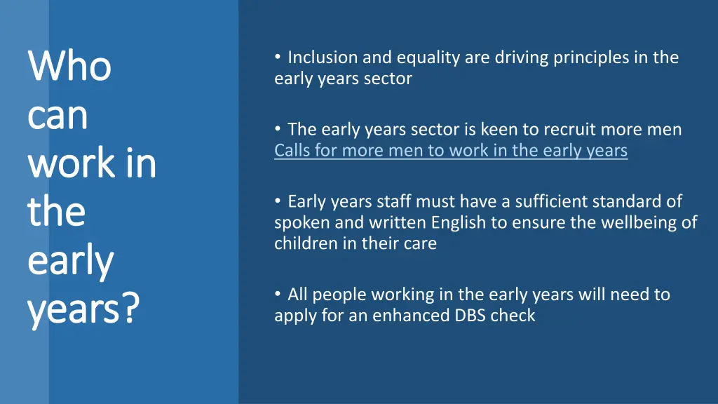 inclusion and equality are driving principles