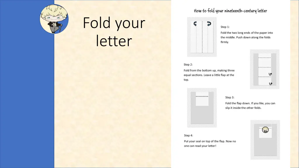 fold your letter