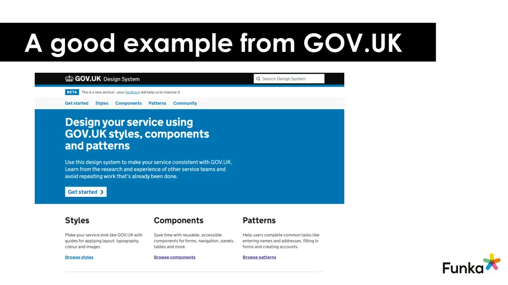 a good example from gov uk