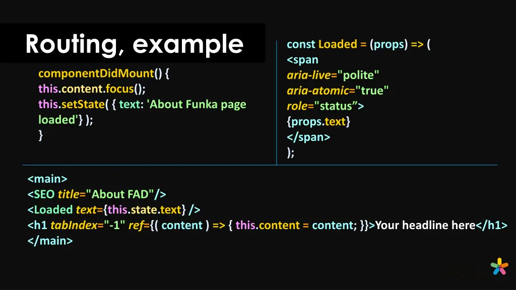 routing example