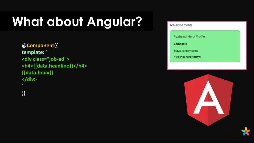 what about angular