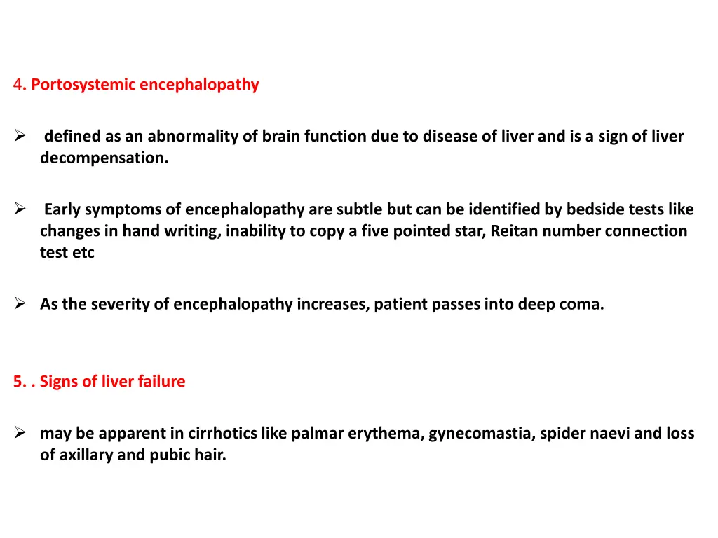 4 portosystemic encephalopathy