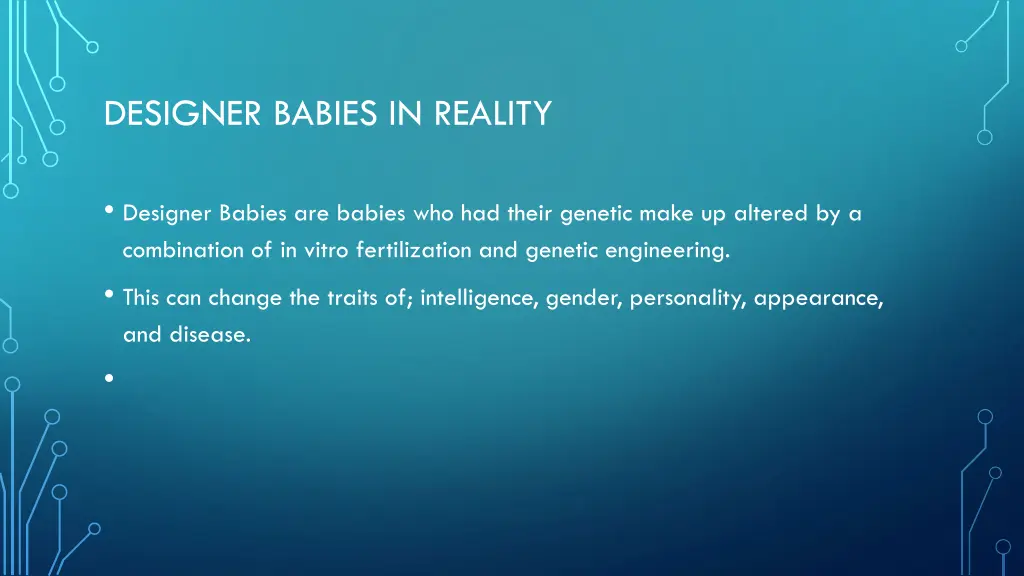 designer babies in reality