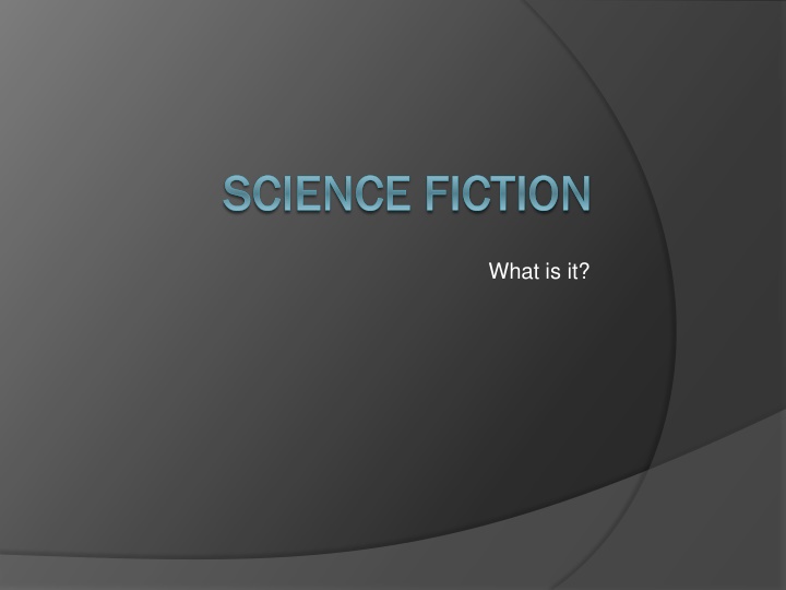 science fiction science fiction