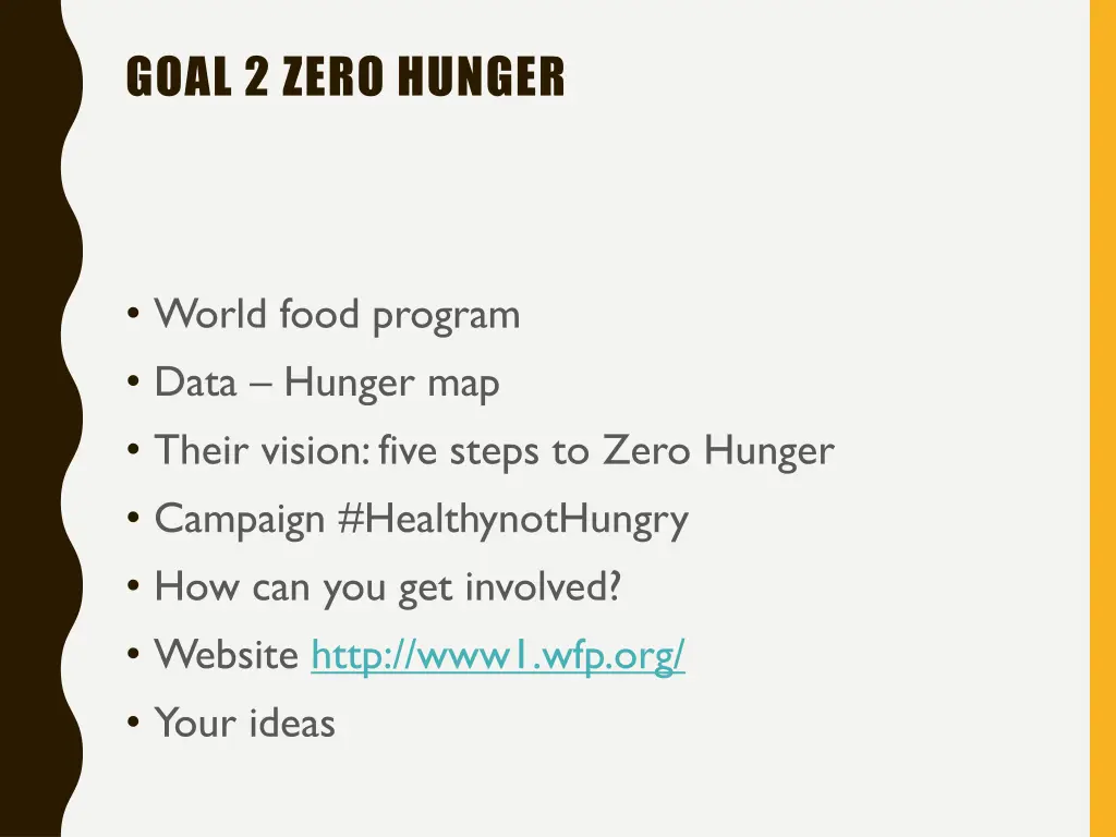 goal 2 zero hunger