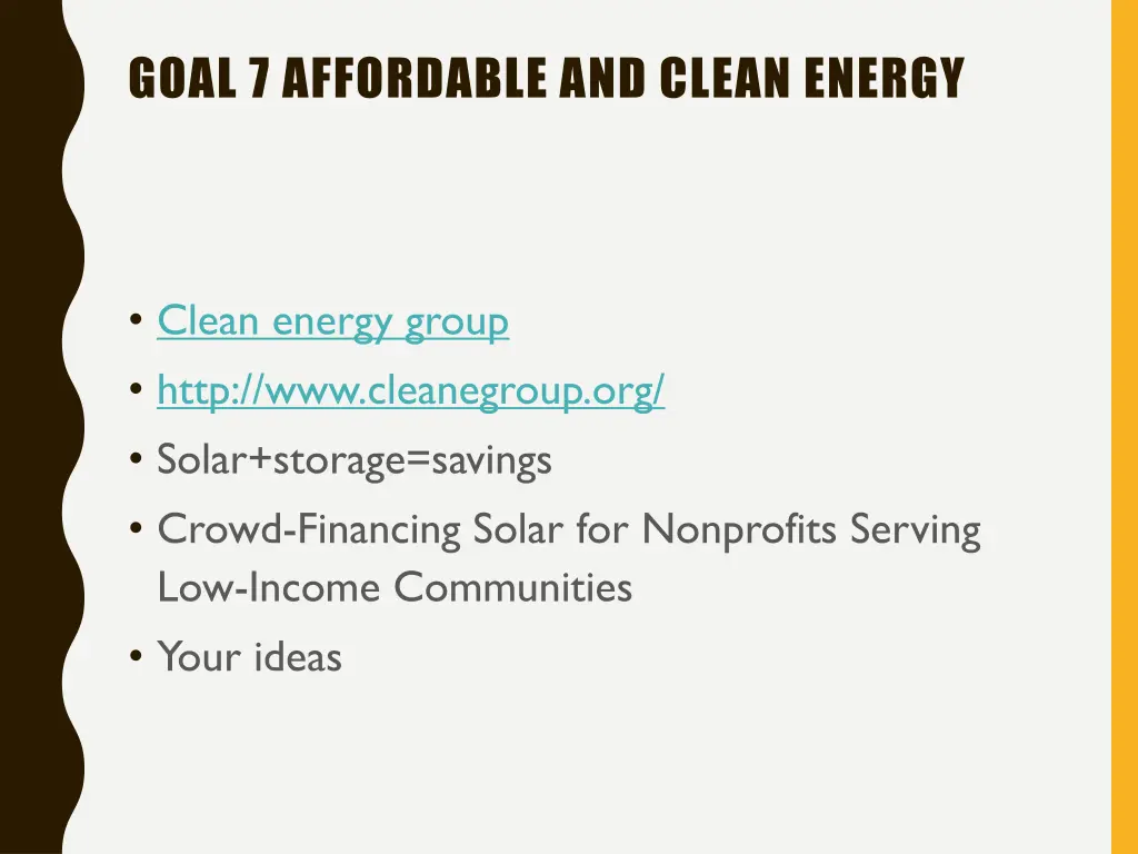 goal 7 affordable and clean energy