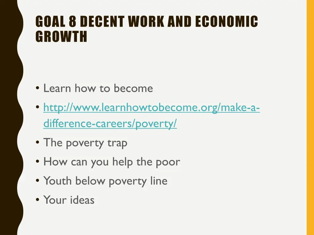 goal 8 decent work and economic growth