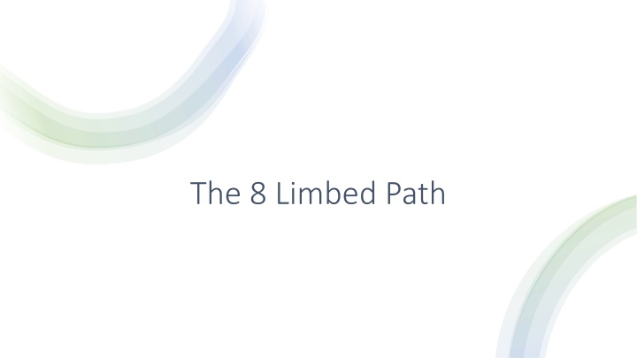 the 8 limbed path