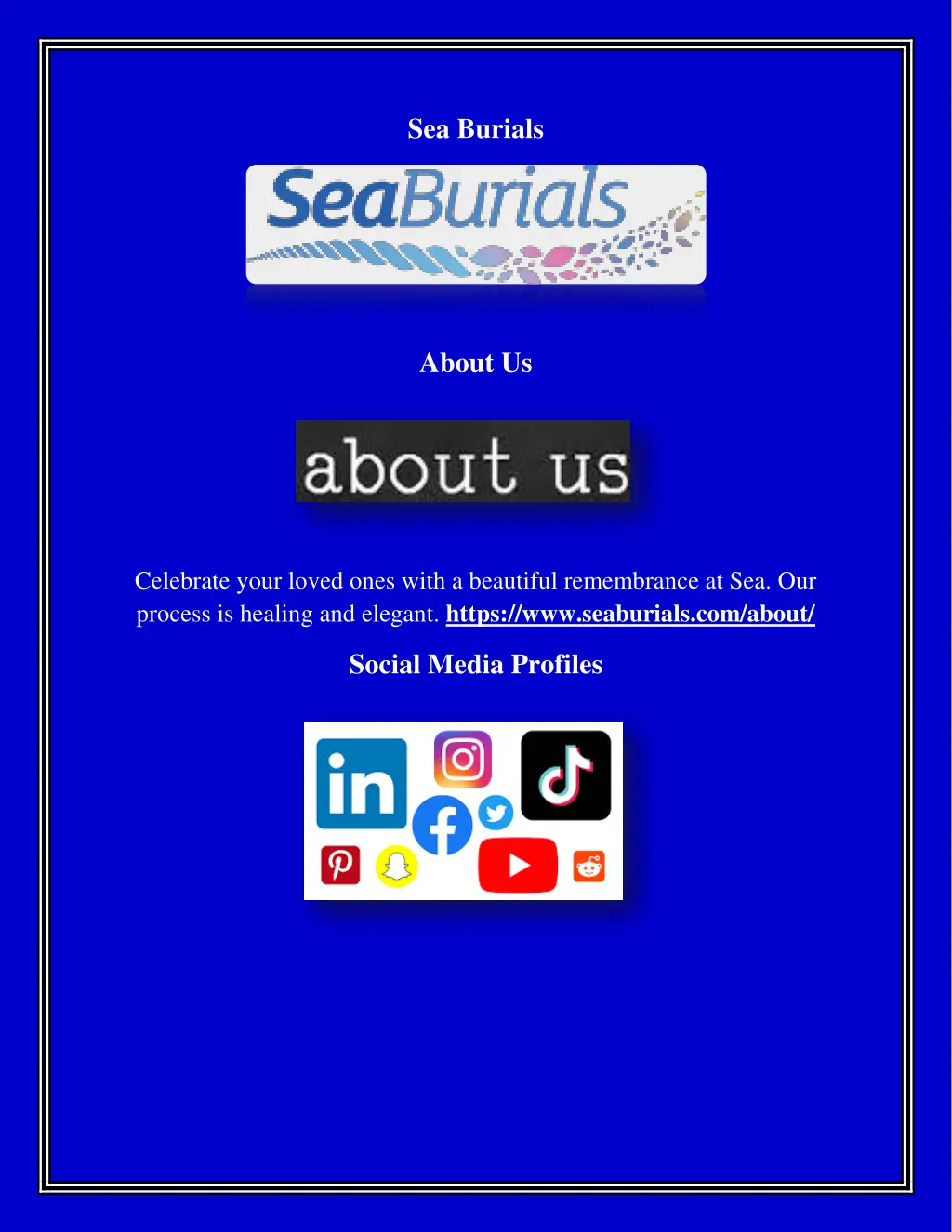 sea burials