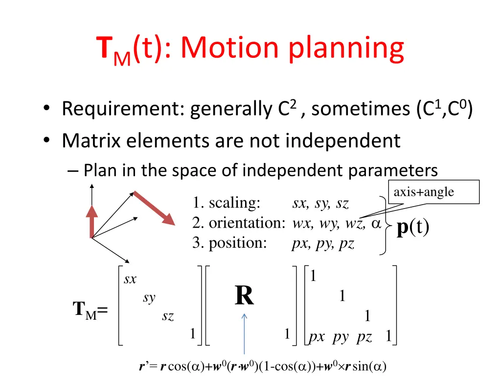 t m t motion planning