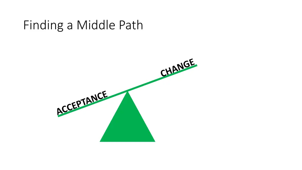 finding a middle path 2