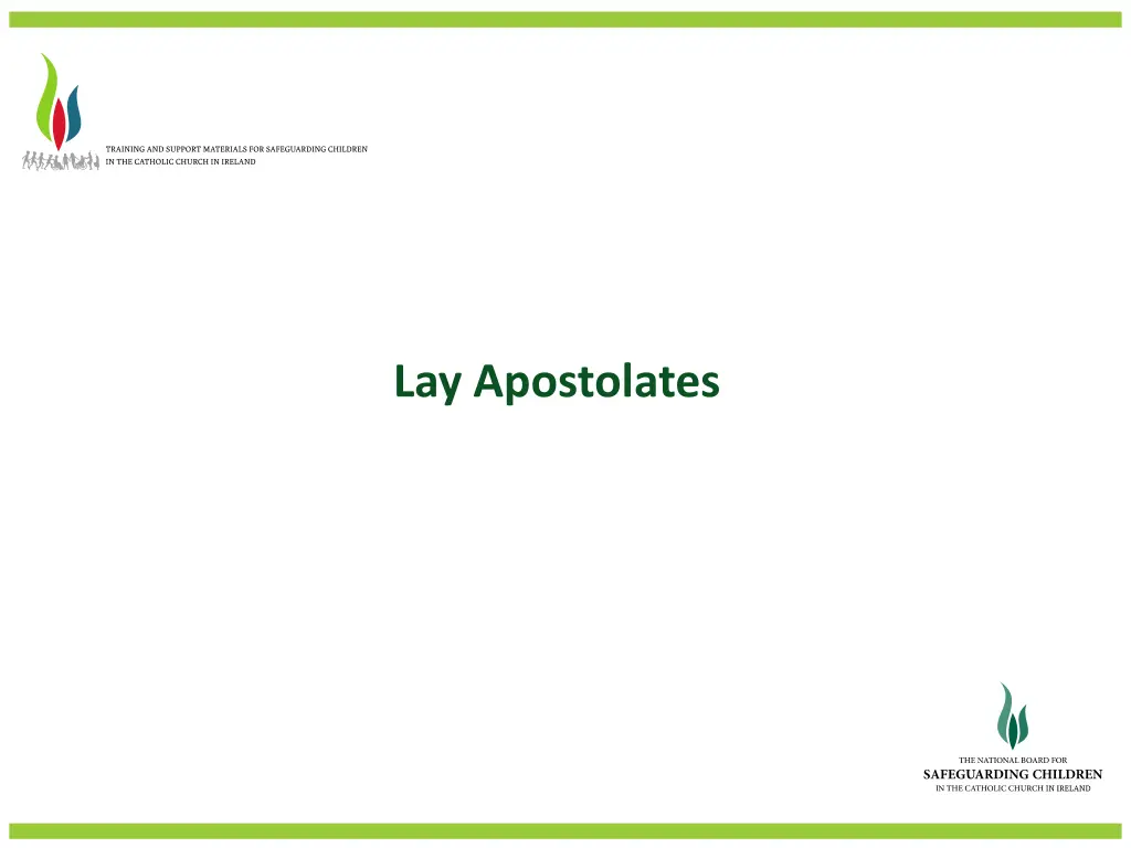 lay apostolates