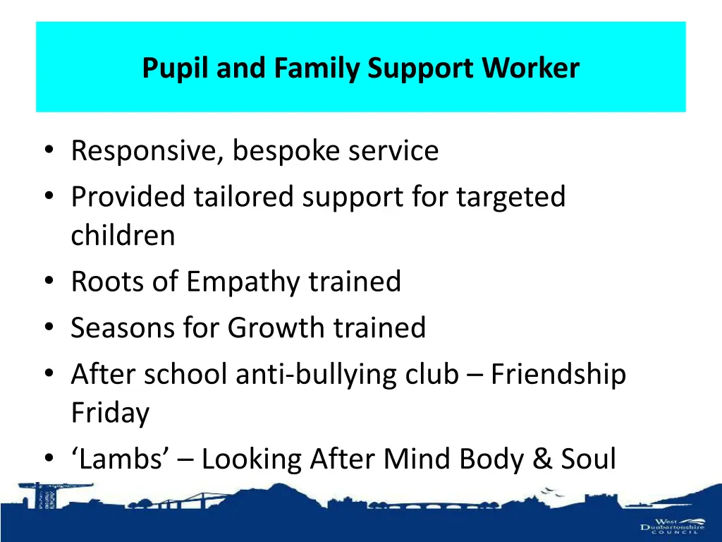 pupil and family support worker 1