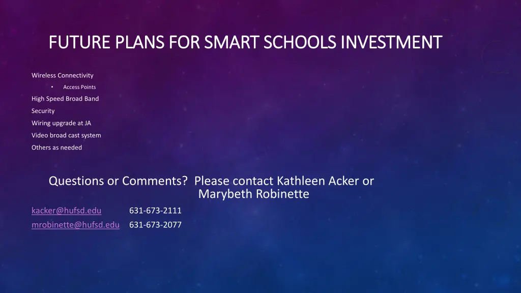 future plans for smart schools investment future