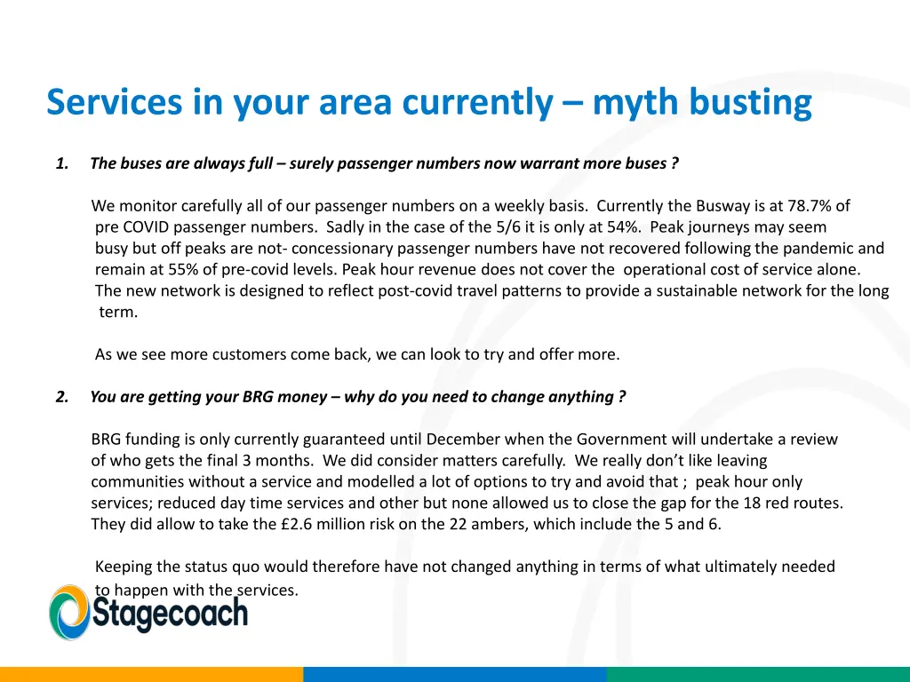 services in your area currently myth busting