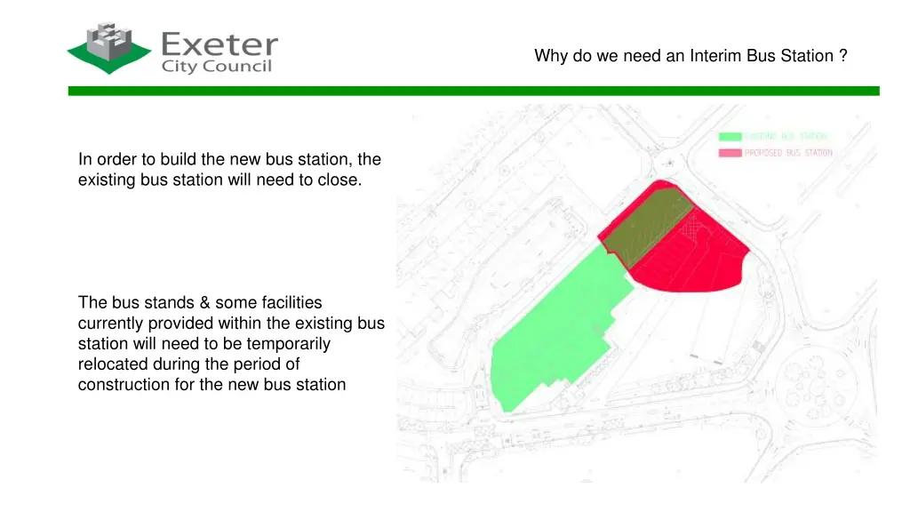 why do we need an interim bus station