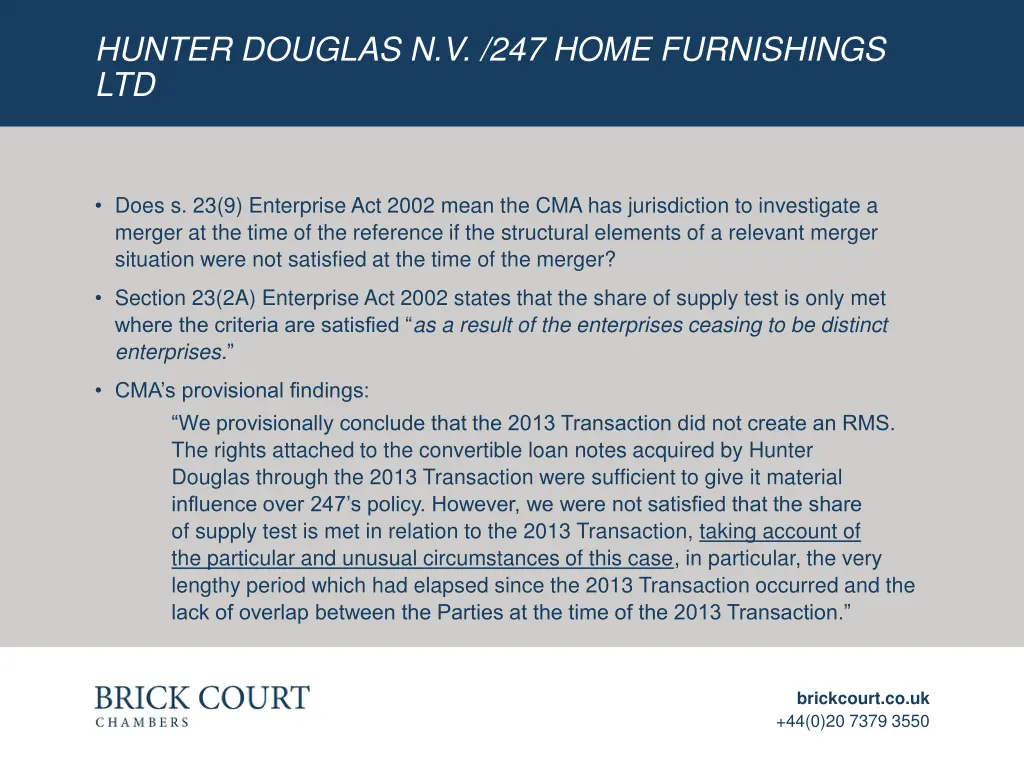 hunter douglas n v 247 home furnishings ltd