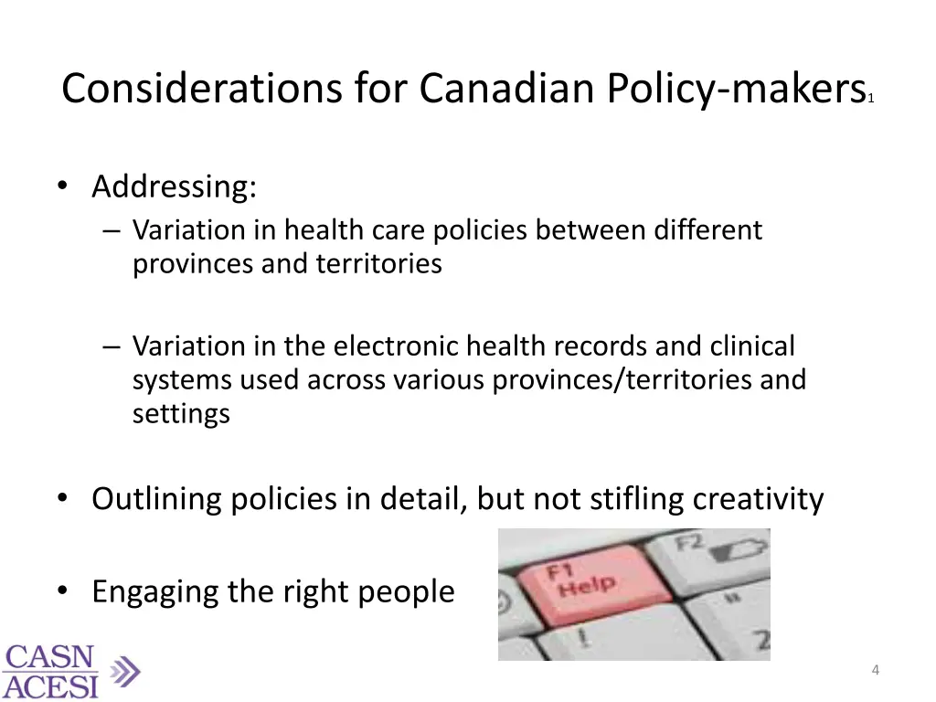 considerations for canadian policy makers 1