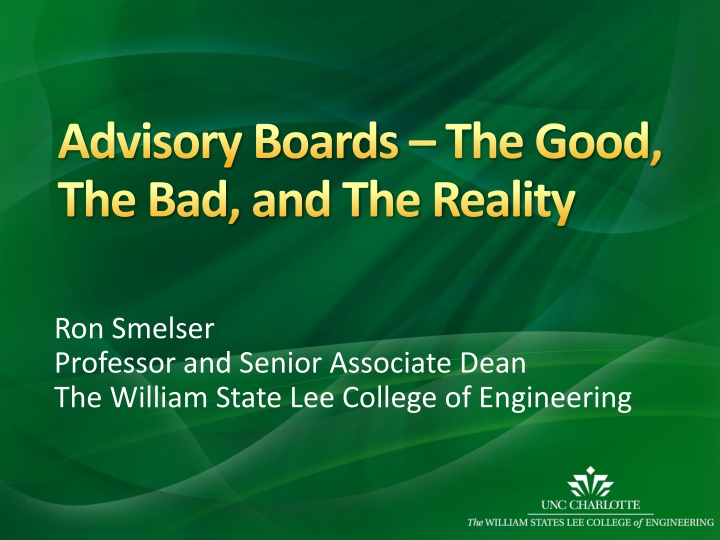 advisory boards the good the bad and the reality