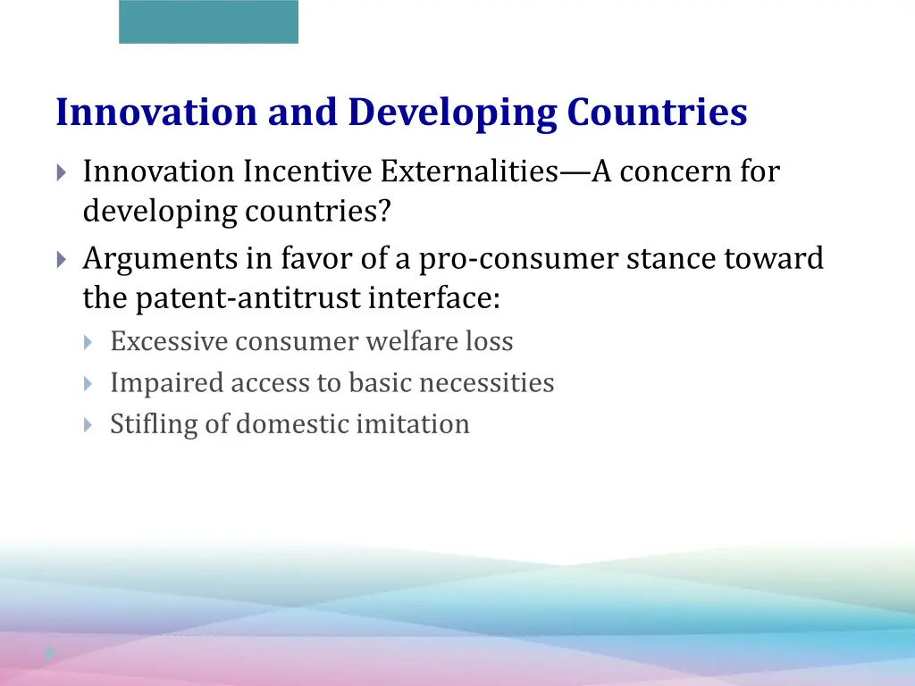 innovation and developing countries 1