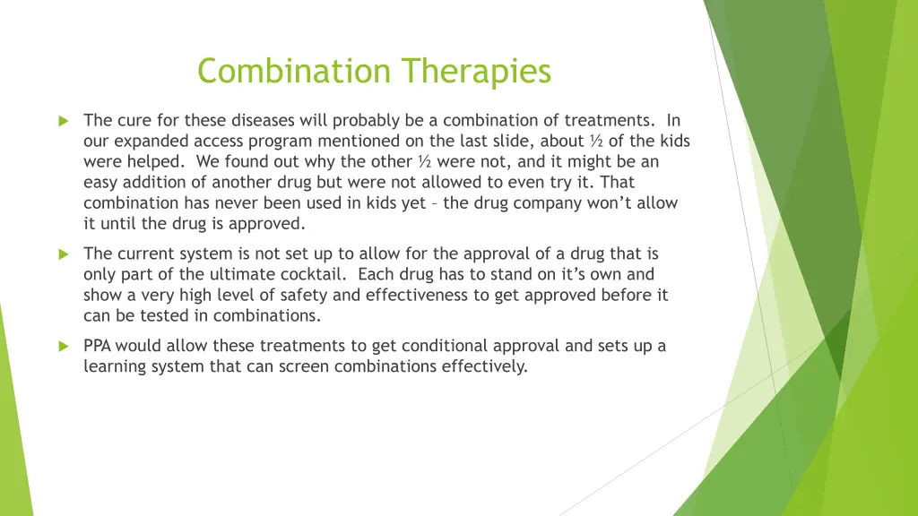 combination therapies