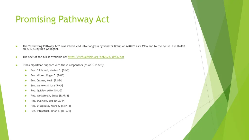 promising pathway act