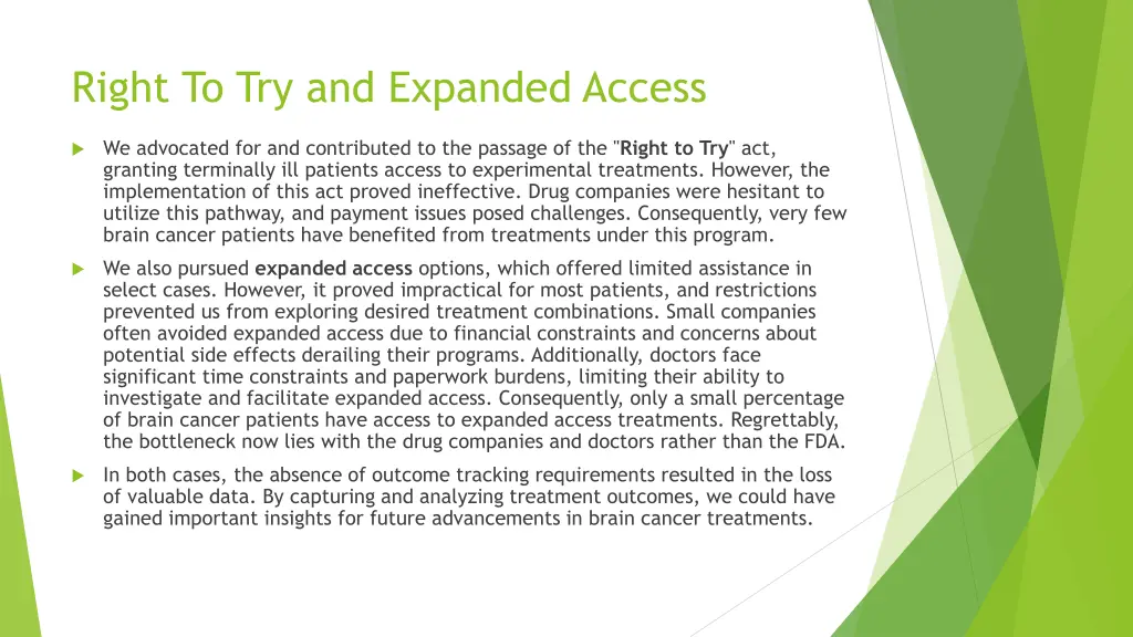 right to try and expanded access