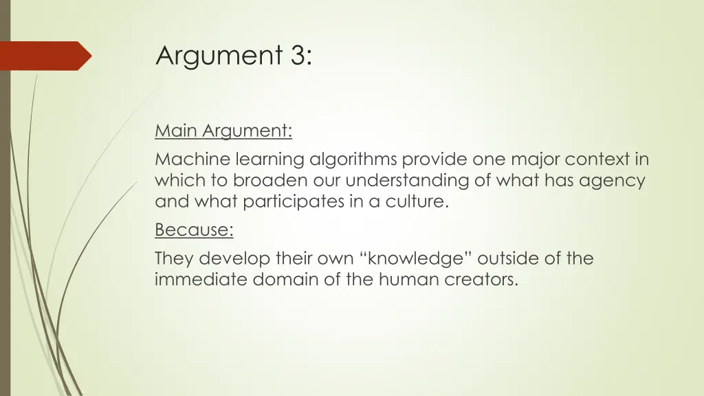 argument 3