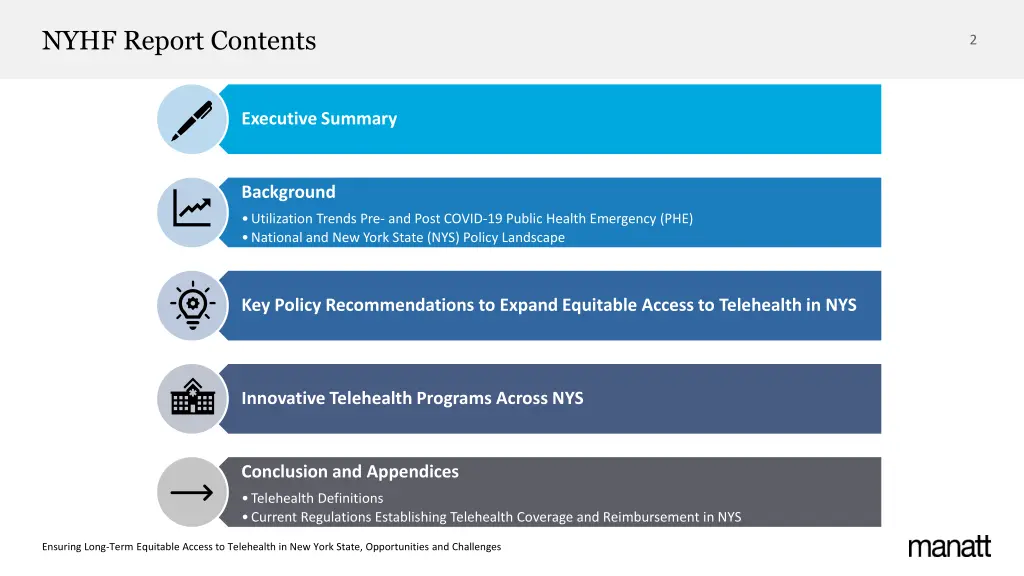 nyhf report contents