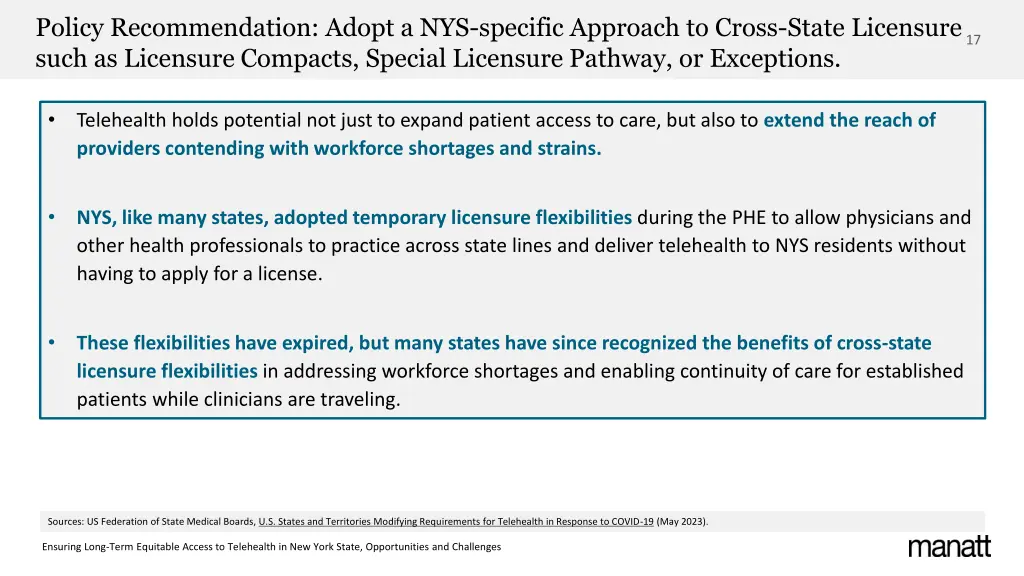 policy recommendation adopt a nys specific