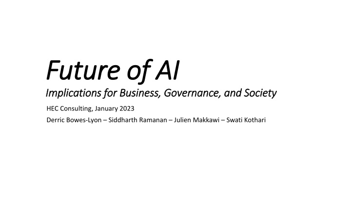 future of ai future of ai implications