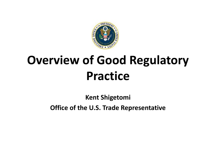 overview of good regulatory practice