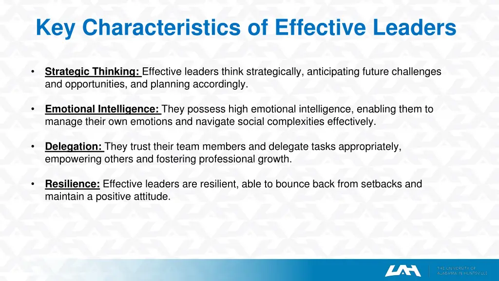 key characteristics of effective leaders 2