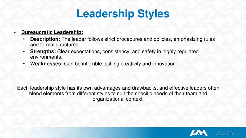 leadership styles 4