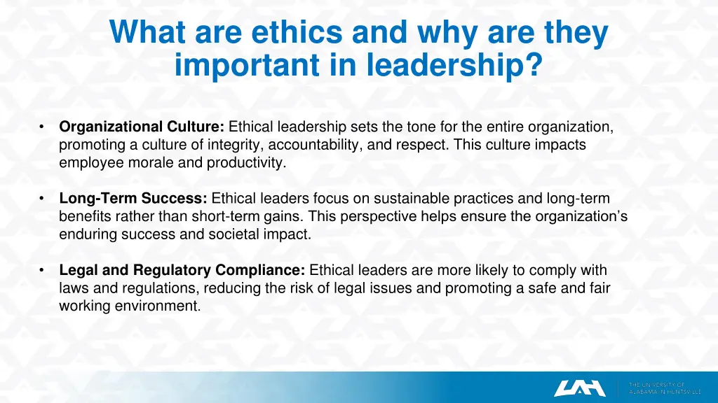 what are ethics and why are they important 1