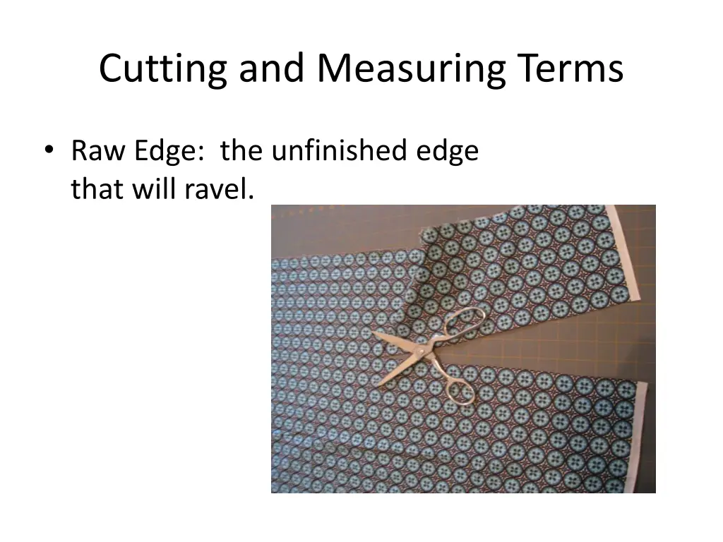 cutting and measuring terms 2