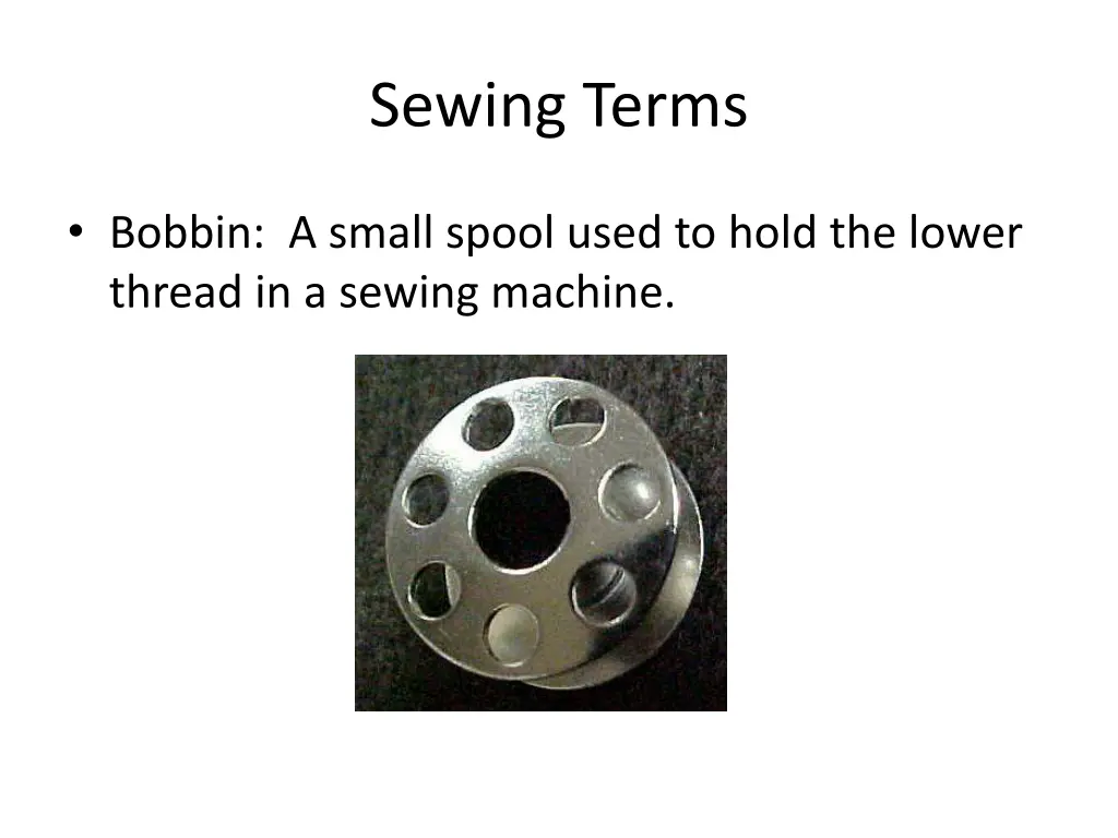 sewing terms 5