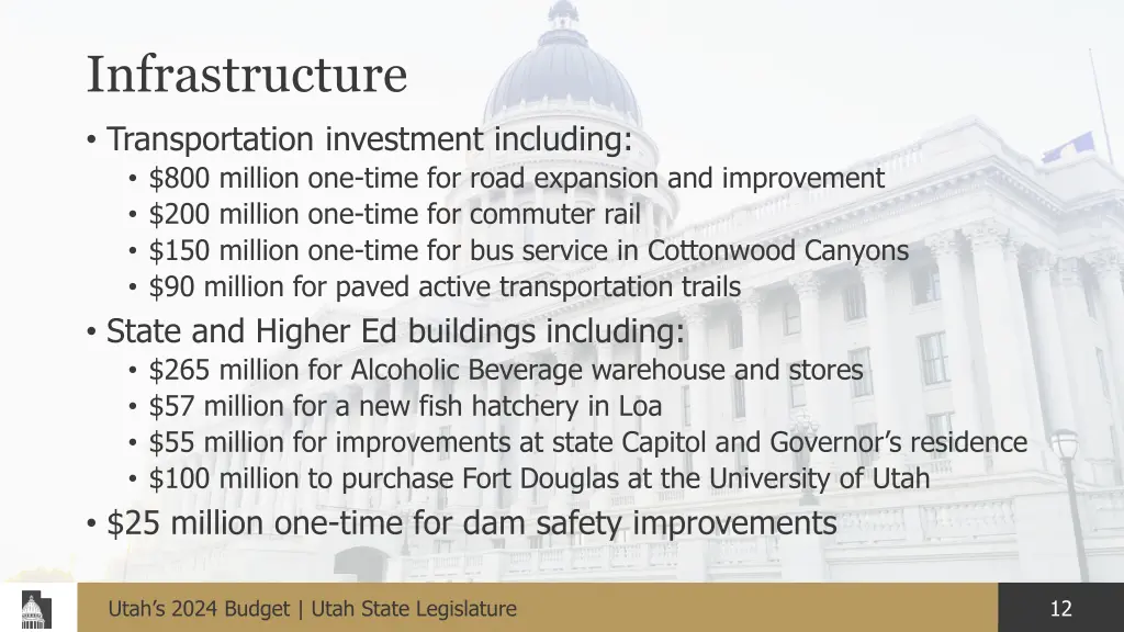 infrastructure transportation investment