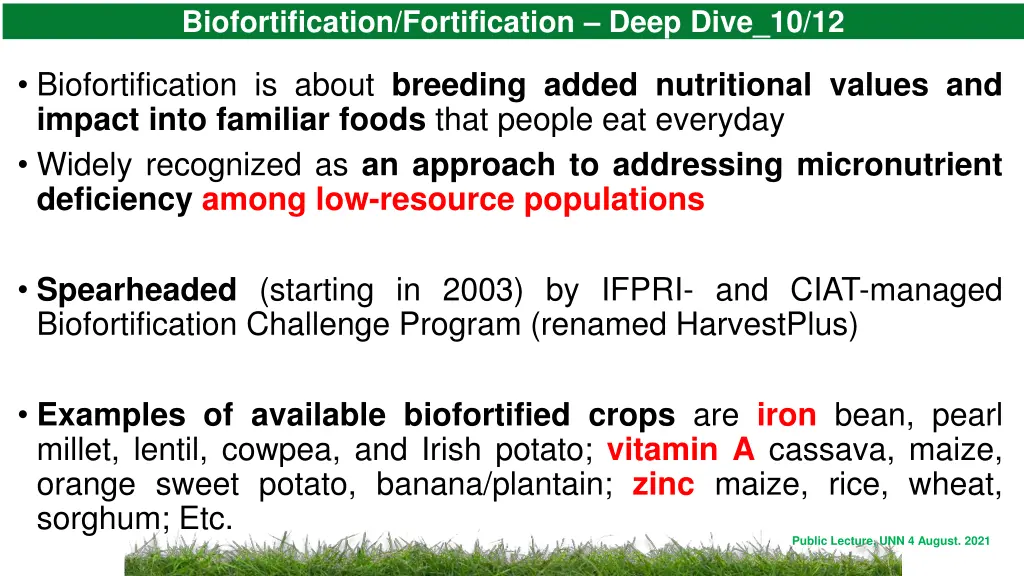 biofortification fortification deep dive 10 12