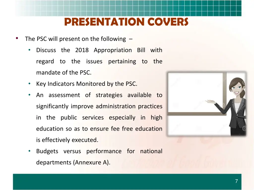 presentation covers