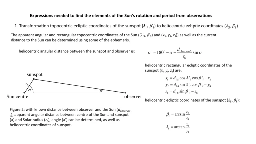 expressions needed to find the elements