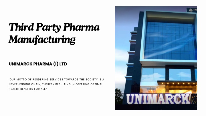 third party pharma manufacturing